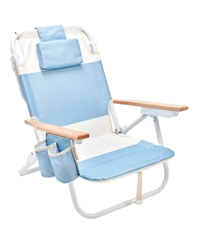 SUNNYLiFE Deluxe Beach Chair: La Mer Med Block
