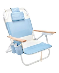 SUNNYLiFE Deluxe Beach Chair: La Mer Med Block