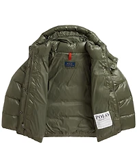 Polo Ralph Lauren Girls' 2T-6X Glossy Down Hooded Jacket