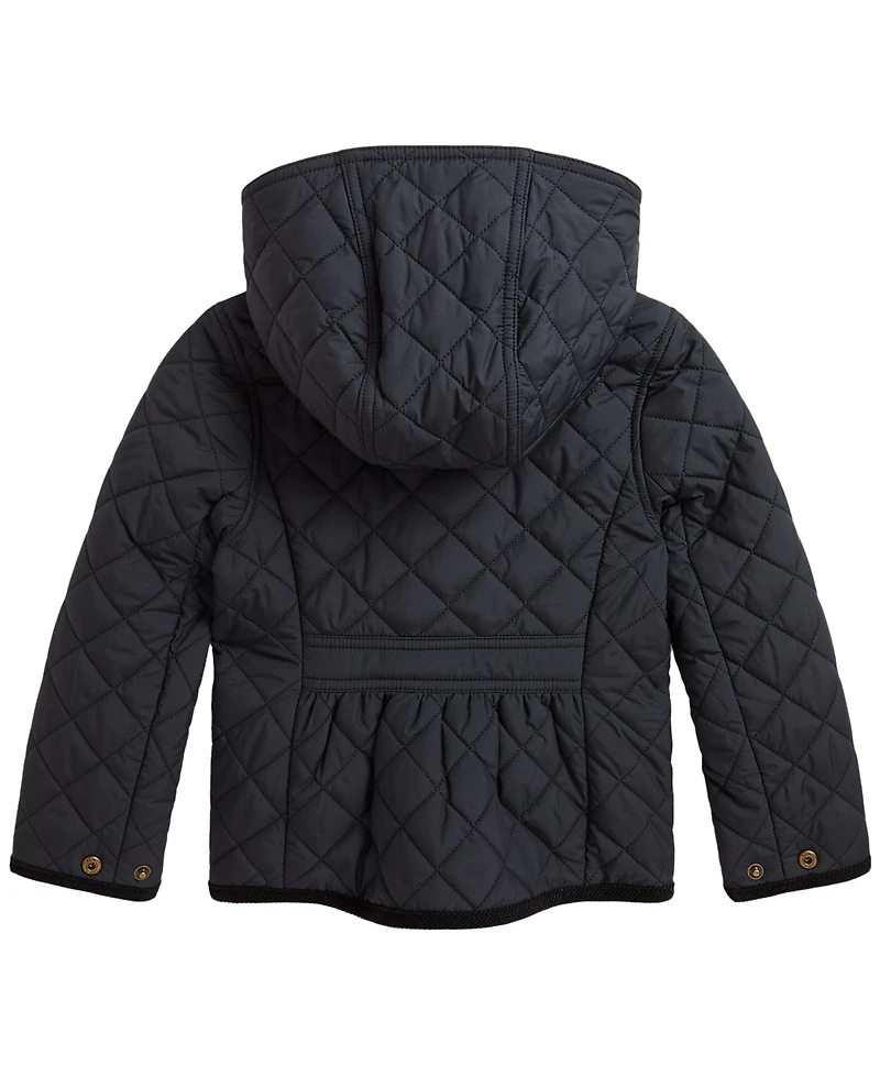 Polo Ralph Lauren Girls' 2T-6X Quilted Water-Repellent Barn Jacket