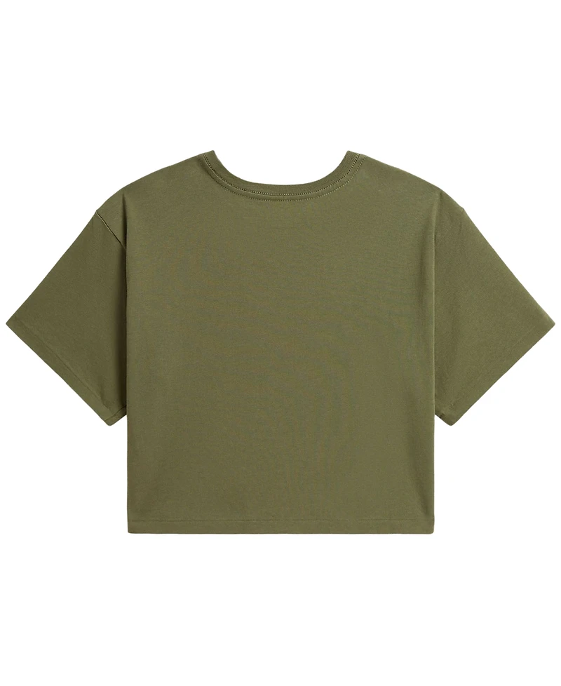 Polo Ralph Lauren Girls' 7-16 Floral Cotton Jersey Boxy T-Shirt