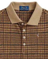 Polo Ralph Lauren Girls' 2T-6X Tweed-Print Stretch Mesh Dress