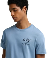 Barbour Men's Crewneck Script Logo T-Shirt