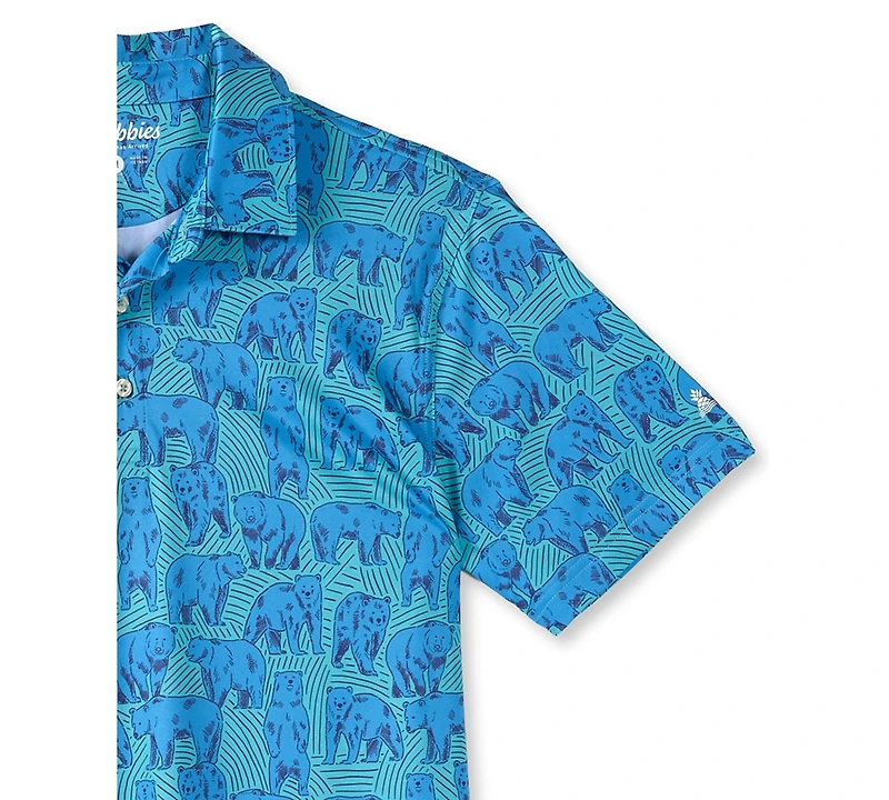 Chubbies Men's Bear With Me Regular-Fit Polo Shirt