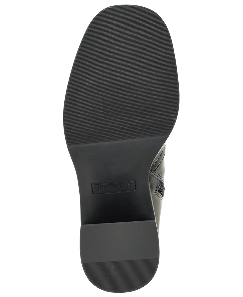 Nine West Women's Boston Block Heel Zipper Dress Booties