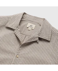 Surfside Supply Co. Men's Nate Crinkle Stripe Cabana Shirt