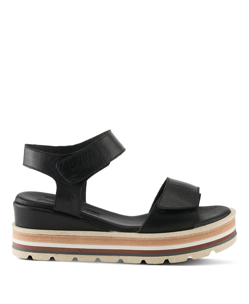Spring Step Women's Hileman Platform Sandal with Cushioned Insole
