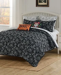 Greenland Home Fashions Spinderella Jacquard-Woven -Piece Coverlet Set