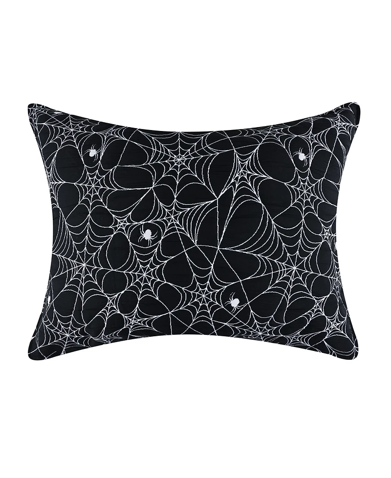 Greenland Home Fashions Spinderella Jacquard-Woven Lightweight Pillow Sham, Standard