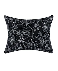 Greenland Home Fashions Spinderella Jacquard-Woven Lightweight Pillow Sham, Standard