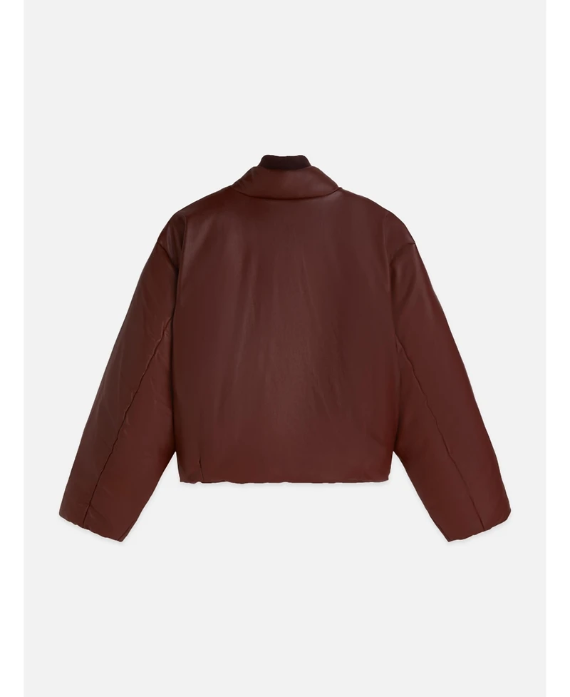 Scotch & Soda Women's Faux Leather Short Bomber Jacket