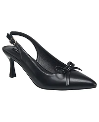 French Connection Women's Brinny Small Bow Kitten Heel