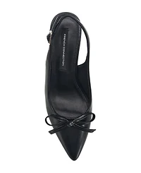 French Connection Women's Brinny Small Bow Kitten Heel