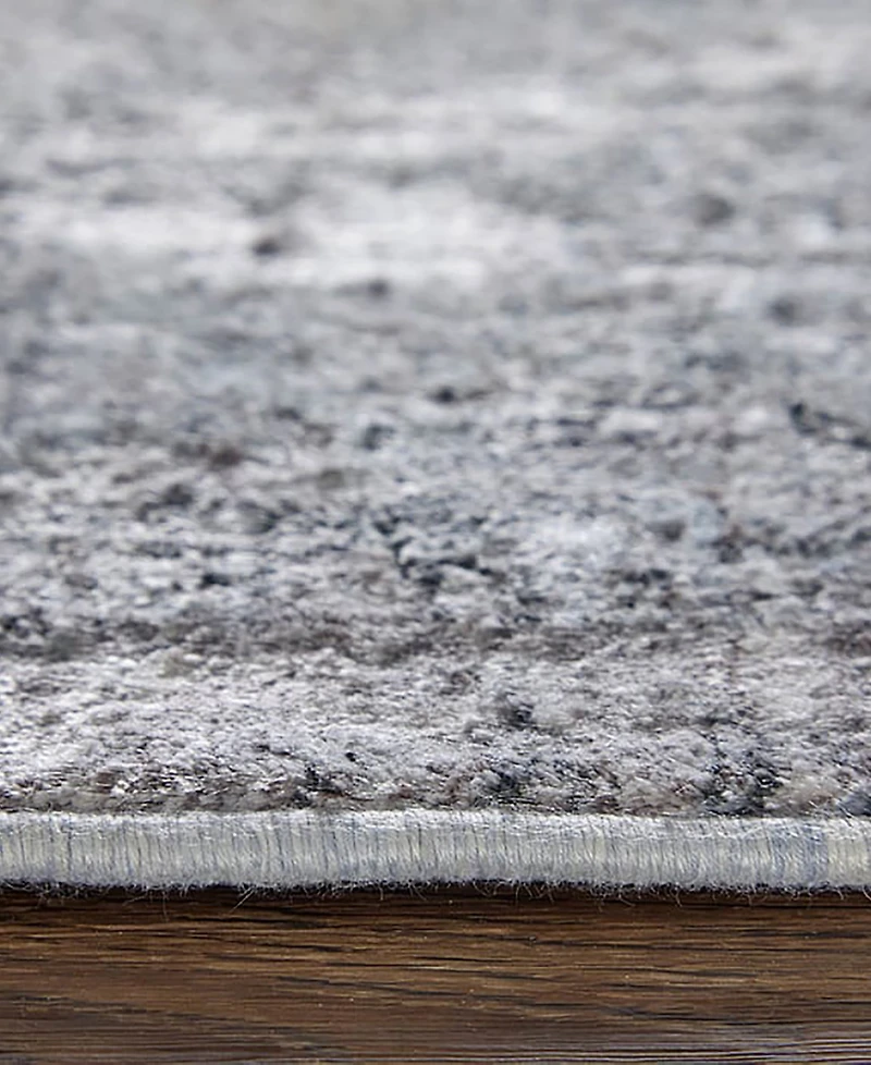 Feizy Sarrant R3966 Gray 2'8" x 8' Runner Rug