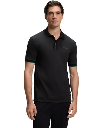 Boss by Hugo x Aston Martin Men's Mercerized Cotton Regular-Fit Polo Shirt