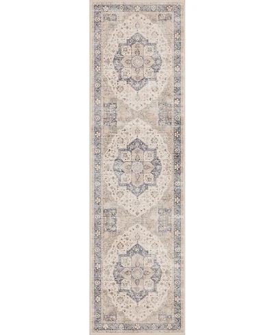 Mink Home Homewell Machine Washable HAM4005 2'x6'11" Runner Area Rug