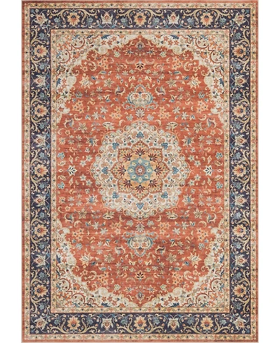 Mink Home Homewell Machine Washable HAM4004 2'x2'11" Runner Area Rug