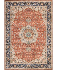 Mink Home Homewell Machine Washable HAM4004 2'x2'11" Runner Area Rug