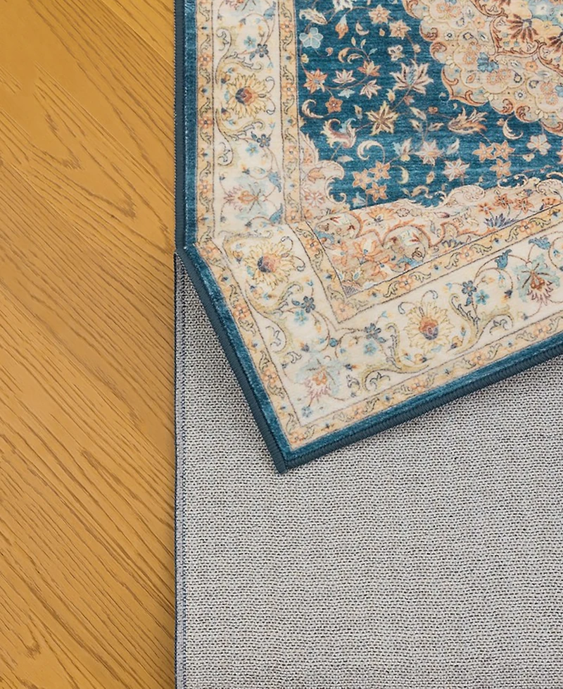 Mink Home Homewell Machine Washable HAM4003 2'x2'11" Runner Area Rug