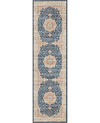 Mink Home Homewell Machine Washable HAM4003 2'x6'11" Runner Area Rug