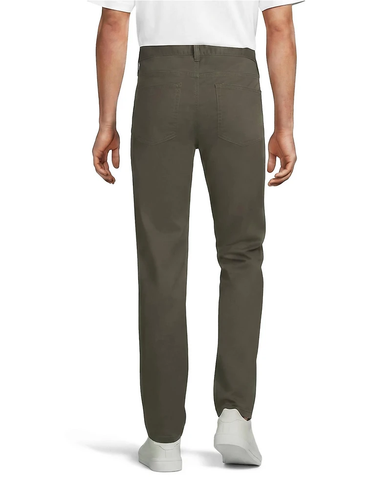 Lands' End Men's Travel Kit Classic Straight Fit 5 Pocket Pant