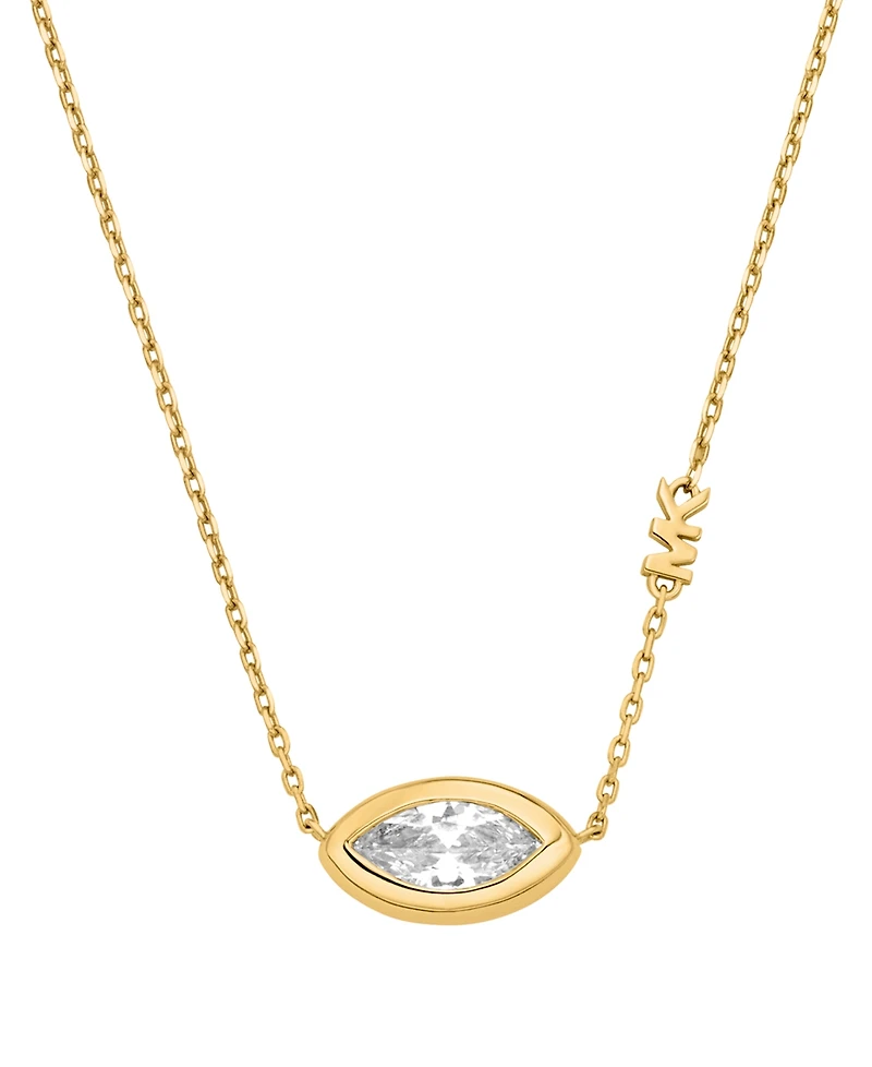 Michael Kors Marquise Pendant Necklace
