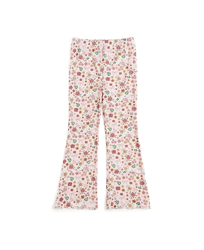 Sweet Wink Toddler Girls 2T to 4T Berry Floral Flare Legging