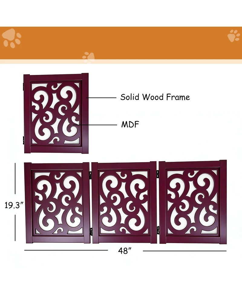 Ashfield and Harkness: Scroll 3 Panel Pet Gate