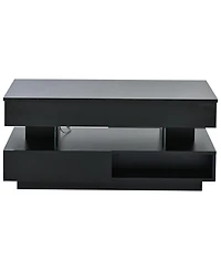 Flynama 39.3" Lift Top Coffee Table with Led Lights