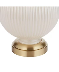 Possini Euro Design Possini Euro Kelly 27" High Fluted Glass Table Lamp Set of 2