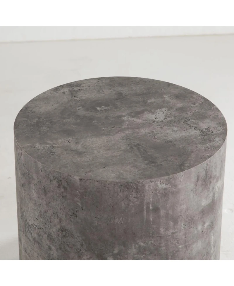 Flynama Set of 2 Faux Concrete Nesting Coffee Tables