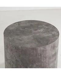 Flynama Set of 2 Faux Concrete Nesting Coffee Tables