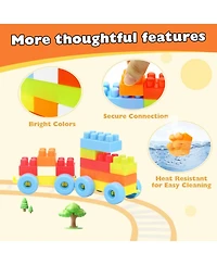 Sugift Stem Montessori Building Blocks 150-Piece Set, Ages 3+