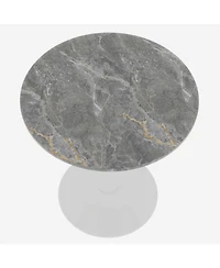 Flynama 27.6" Round Marble Vein Coffee Table