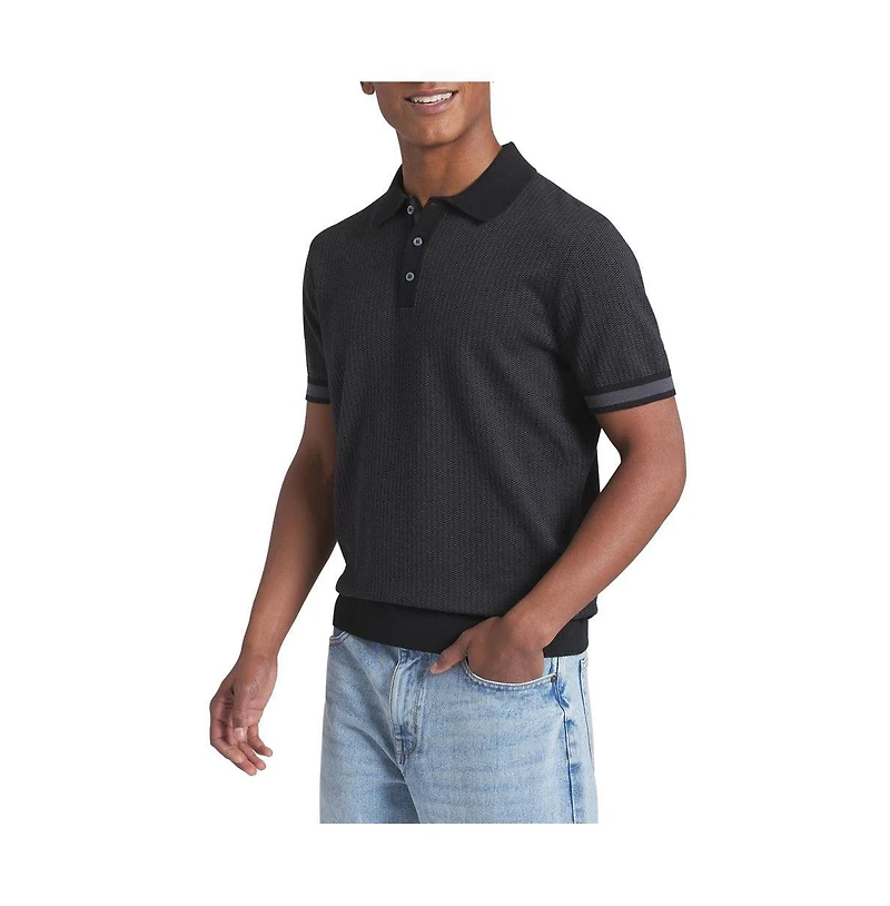 dkny Men's rock land sweater polo