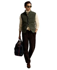 Polo Ralph Lauren Men's Houndstooth Regular-Fit Estate-Rib Vest