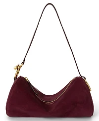 Lauren Ralph Lauren Suede Small Blaike Barrel Handbag