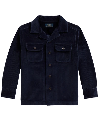 Polo Ralph Lauren Boys' 2T-7 Cotton Corduroy Button-Front Shirt Jacket