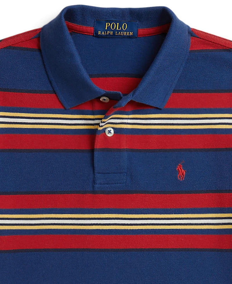 Polo Ralph Lauren Boys' 8-20 Striped Cotton Mesh Shirt
