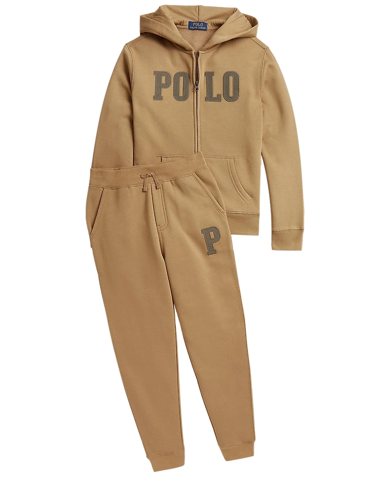Polo Ralph Lauren Boys' 8-20 Logo Fleece Full-Zip Hoodie