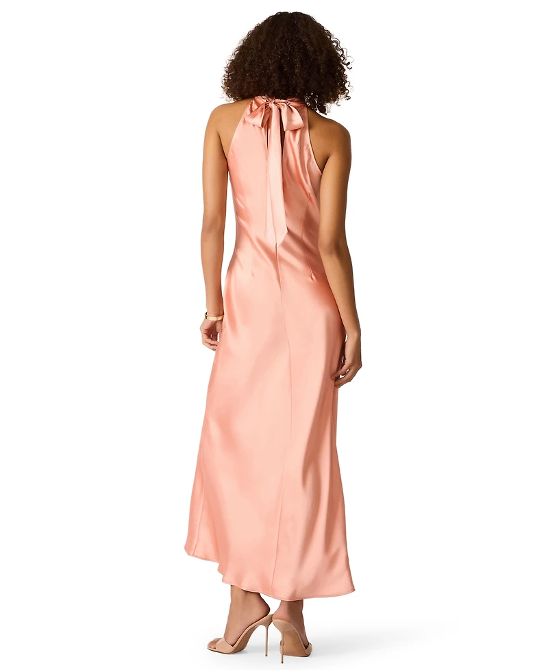 Steve Madden Women's Lara Satin Maxi Dress