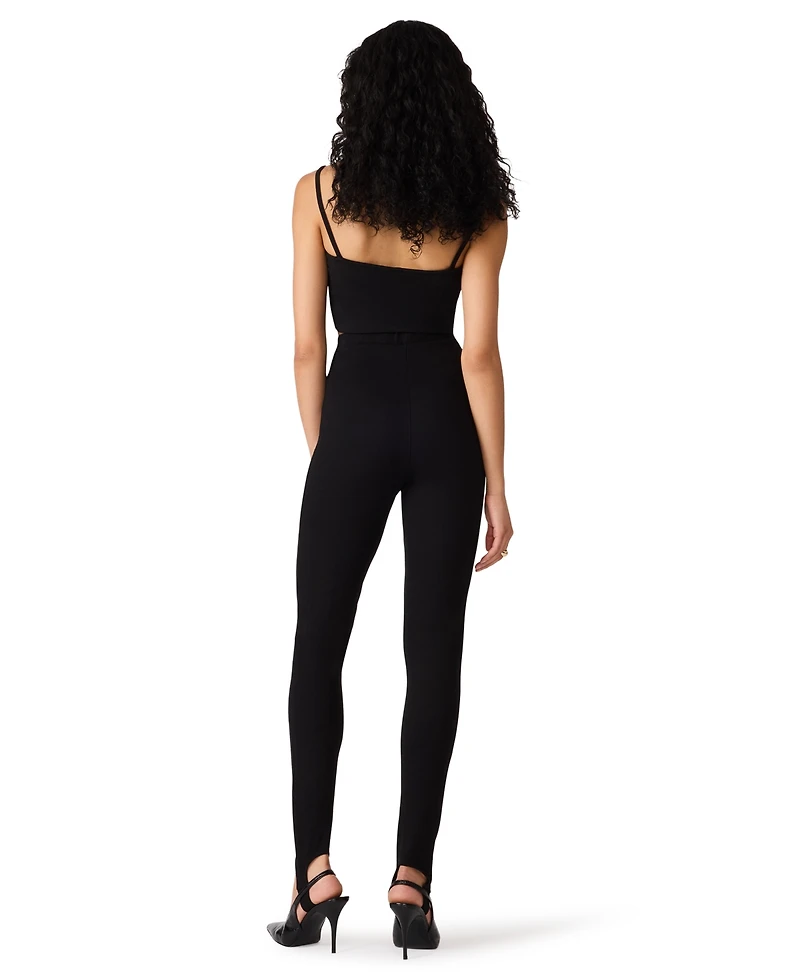 Steve Madden Women's Sandrine High-Waist Stirrup Pull-On Leggings