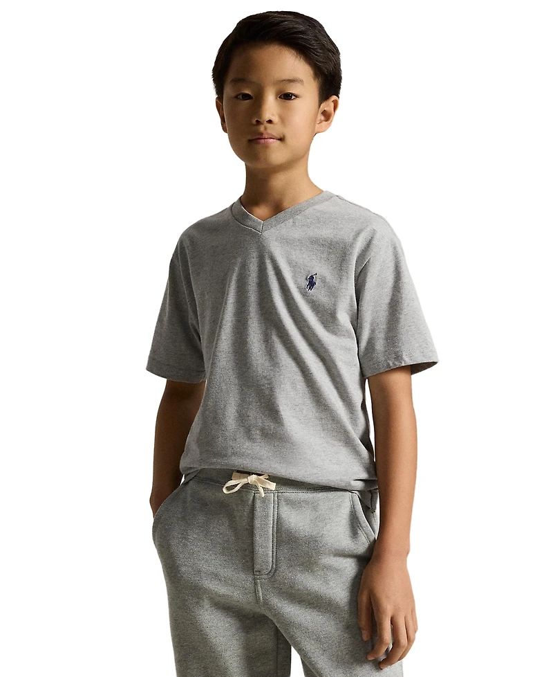 Polo Ralph Lauren Big Boys Cotton Jersey V-Neck T-Shirt