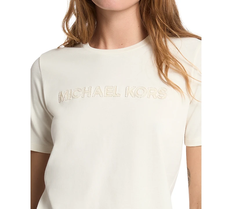 Michael Kors Women's Classic Short-Sleeve Crewneck T-Shirt