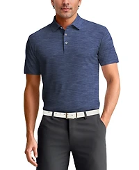 Pga Tour Men's Short-Sleeve Airflux Heather Golf Polo Shirt