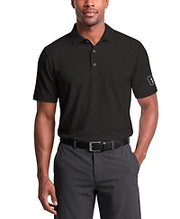 Pga Tour Men's Essential Geo Print Golf Polo Shirt
