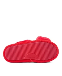 Dearfoams Women's Mama Fur Slide Slippers