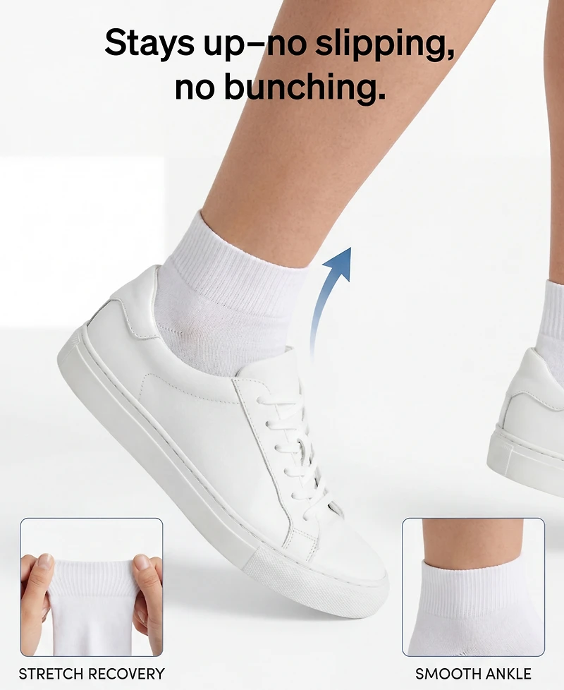 Hue Women's Quarter Top 6 Pack Socks