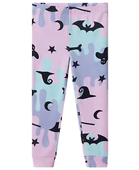 Andy & Evan Toddler Girls' 2T-4T Pumpkin Print Pajama, 2-Piece Set