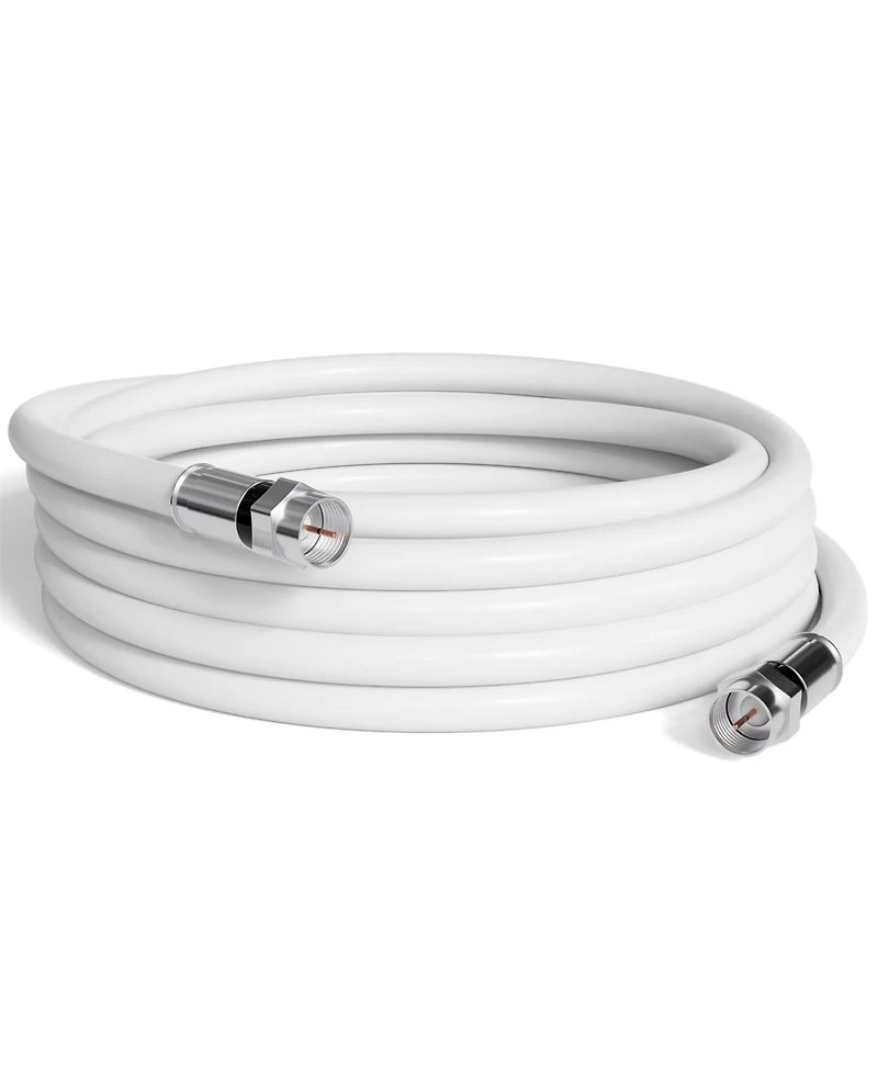 Lofree RG6 Coaxial Cable Dual Shielded Indoor Outdoor Low Loss Clear Signal